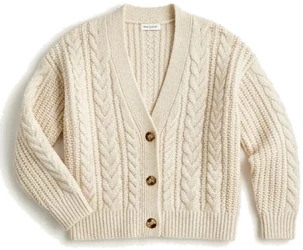 Cardigan torsadé